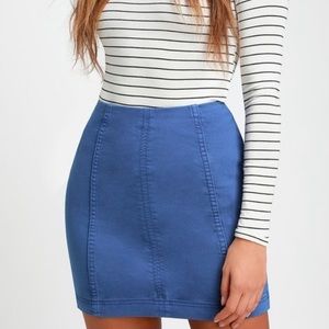 Free People Modern Femme Mini Skirt